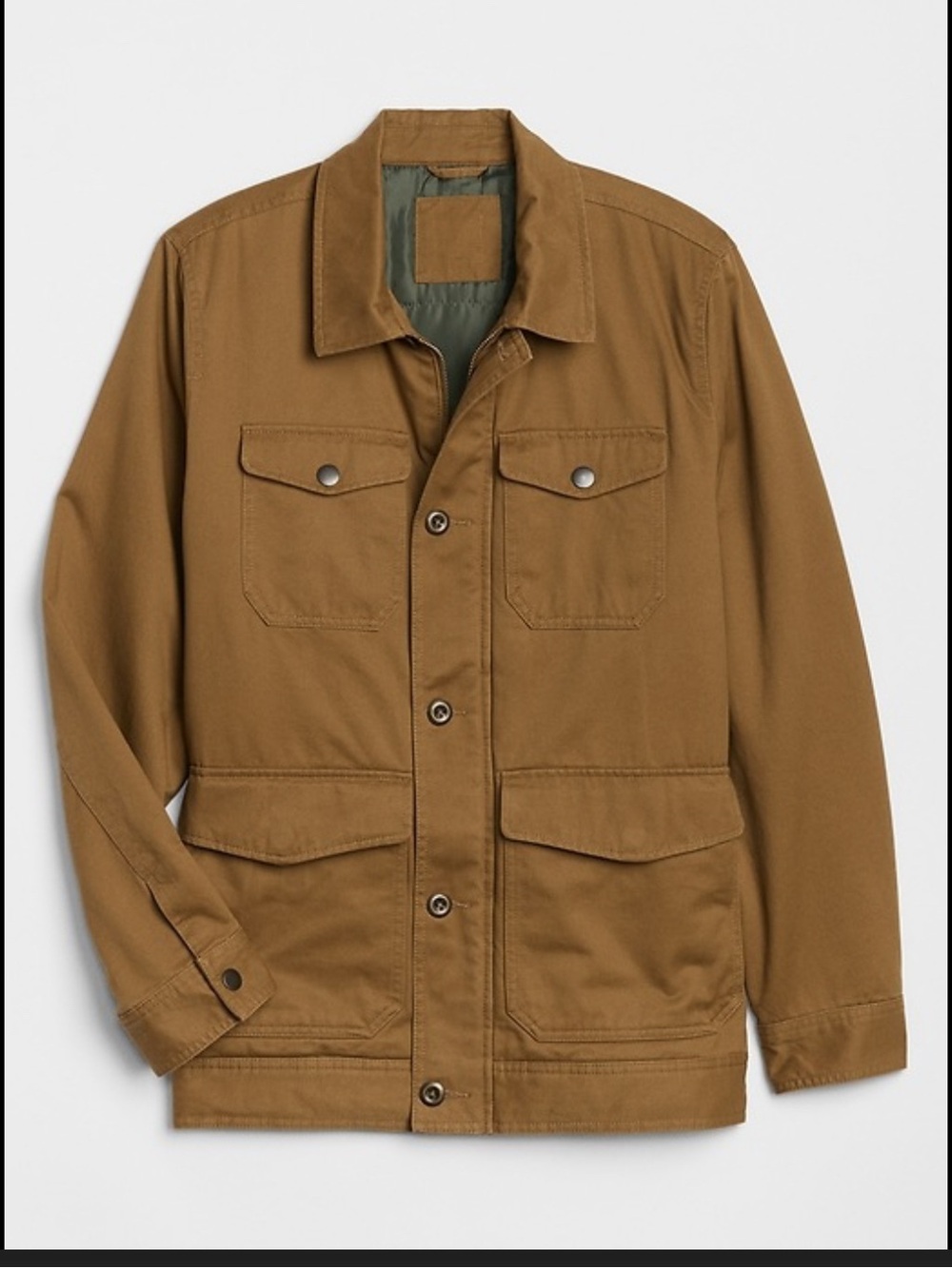GAP Men’s Field Jacket Canvas Barn Coat Brown Tan Size XXL